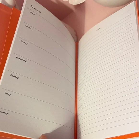 Kate Spade Black and Tan Patterned Notebook - Picture 4 of 4